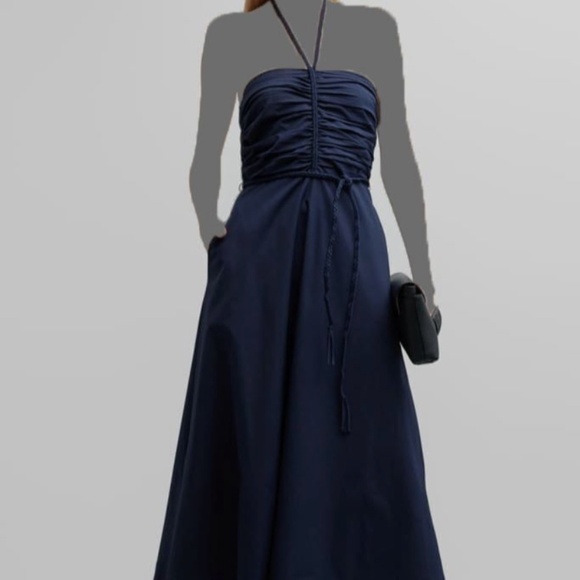 Veronica Beard Navy Midi Dress - Picture 1 of 8